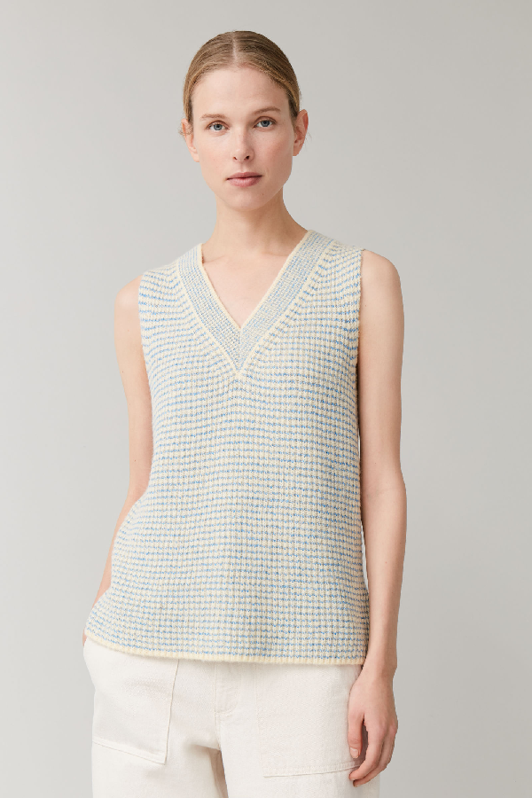knitted vest cos