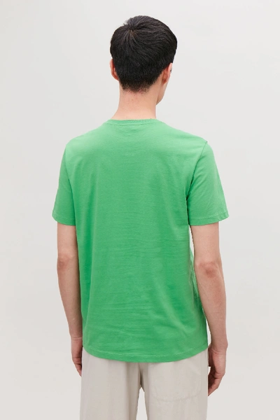 Shop Cos Round-neck T-shirt In Green