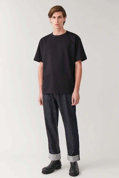 Shop Cos Relaxed-fit T-shirt In Black