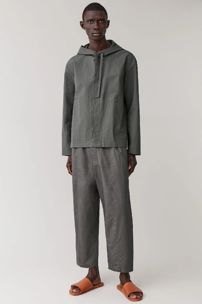 Shop Cos Lightweight Hooded Jacket In Grey