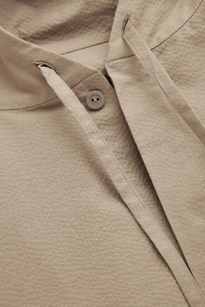 Shop Cos Lightweight Hooded Jacket In Brown
