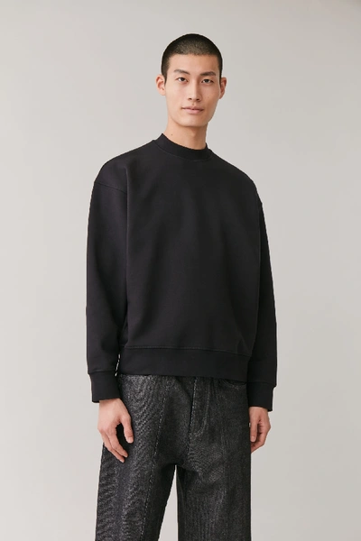 Shop Cos Relaxed Sweatshirt In Black