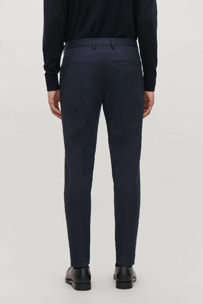 Shop Cos Slim-fit Pants In Blue