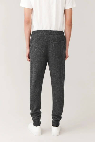 Shop Cos Relaxed-fit Pure Cashmere Joggers In Grey