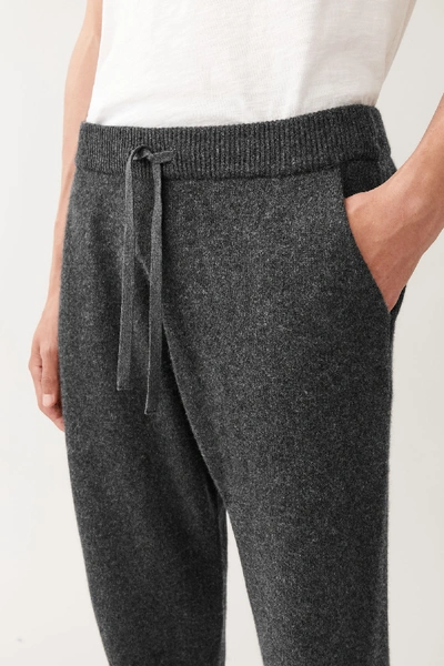 Shop Cos Relaxed-fit Pure Cashmere Joggers In Grey