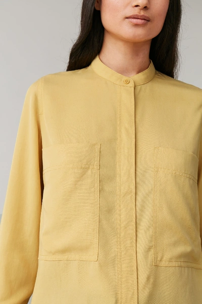 Shop Cos Patch Pocket Shirt In Yellow