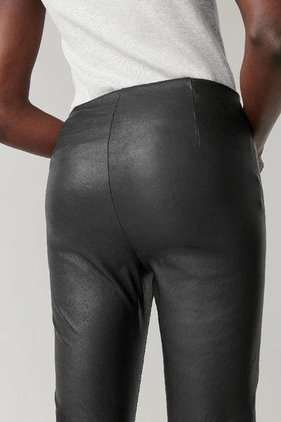 Shop Cos Skinny Leather Pants In Black