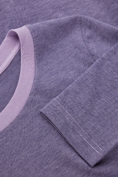 Shop Cos Long-sleeved Cotton Top In Purple