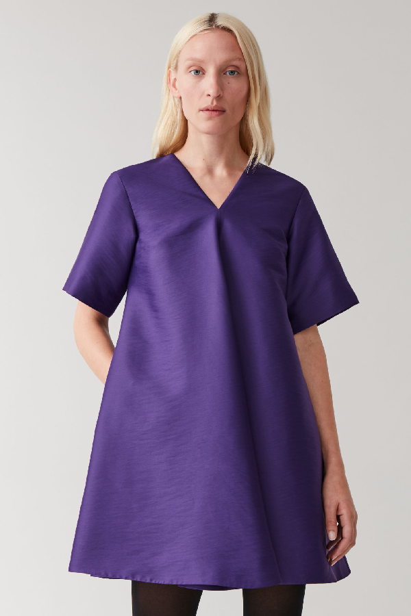 cos purple dress
