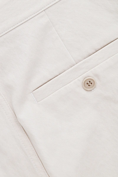 Shop Cos Relaxed Button-up Chinos In Beige