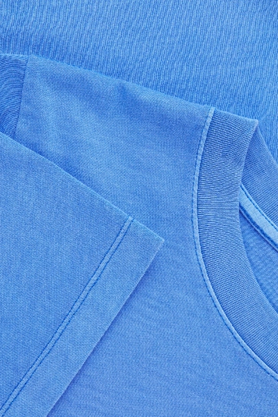 Shop Cos Cotton Jersey T-shirt In Blue