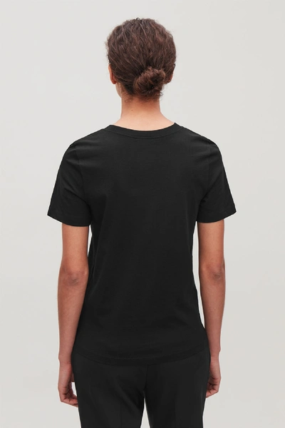 Shop Cos Cotton T-shirt In Black