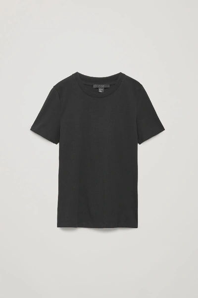 Shop Cos Cotton T-shirt In Black