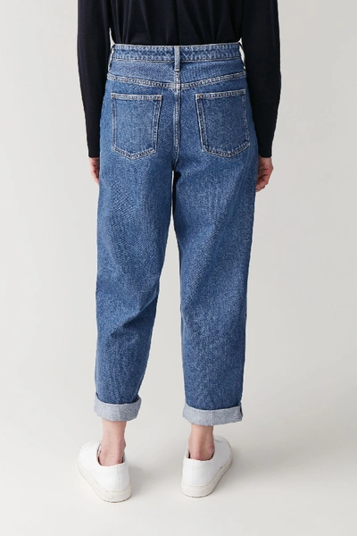 Shop Cos Tapered High-rise Jeans In Blue