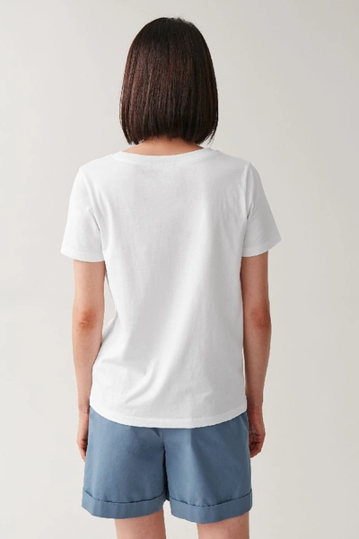 Cos Regular Fit T-shirt In White