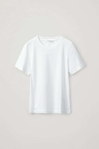 Shop Cos Regular Fit T-shirt In White