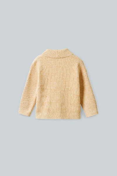 Shop Cos Cotton-wool Cardigan In Yellow