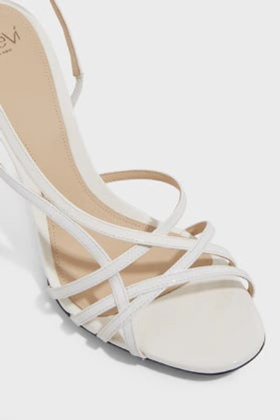 Shop Alevì Valerie Wedge-heel Sandals In White