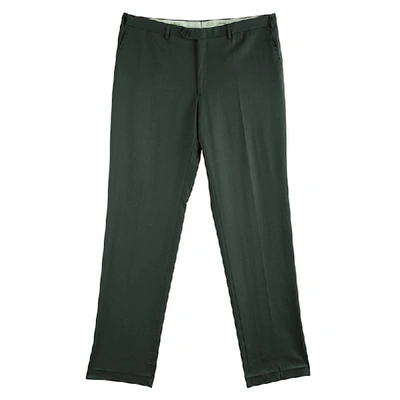 Pre-owned Brioni Olive Green Roman Style Wool Trousers 4xl
