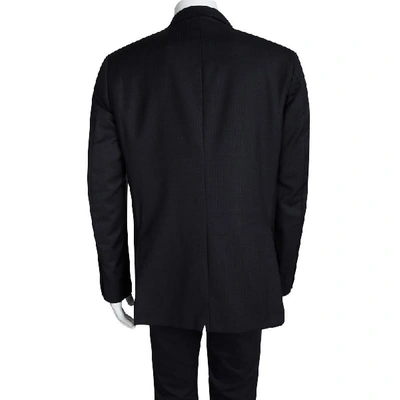 Pre-owned Ermenegildo Zegna Couture Black Wool Regular Fit Blazer Xxl