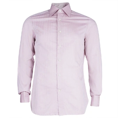 Pre-owned Ermenegildo Zegna Men's Pink Shirt Xxs