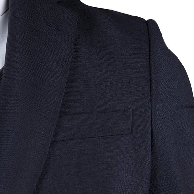 Pre-owned Valentino Navy Blue Wool Tailored Blazer S