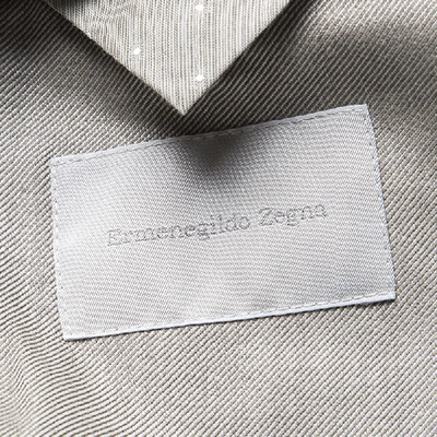 Pre-owned Ermenegildo Zegna Beige Tailored Blazer L
