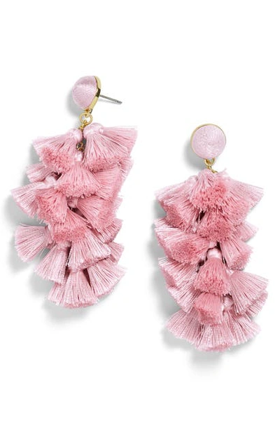 Shop Baublebar Contessa Tassel Earrings In Blush