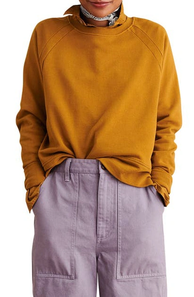 Shop Alex Mill Raglan Sleeve Sweatshirt In Hickory