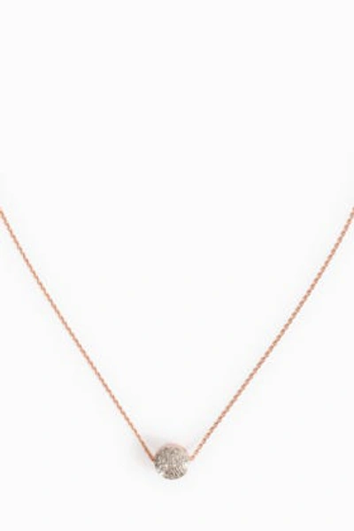 Shop Monica Vinader Pave Diamond Chain Necklace In Metallic