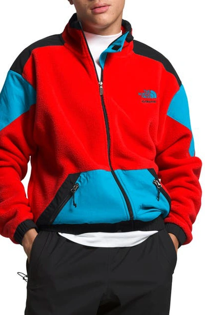 Shop The North Face 1992 Extreme Collection Jacket In Fiery Red Combo