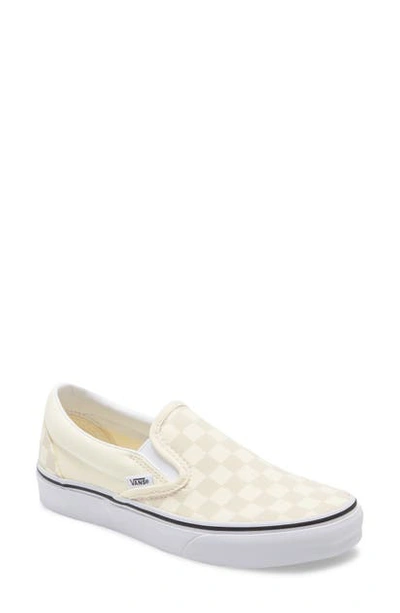 Shop Vans Classic Slip-on Sneaker In Classic White/ True White