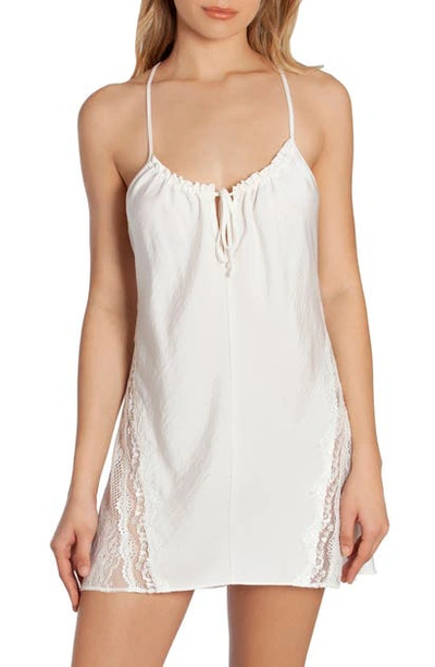 Shop In Bloom By Jonquil Becca Satin Chemise In Antique White