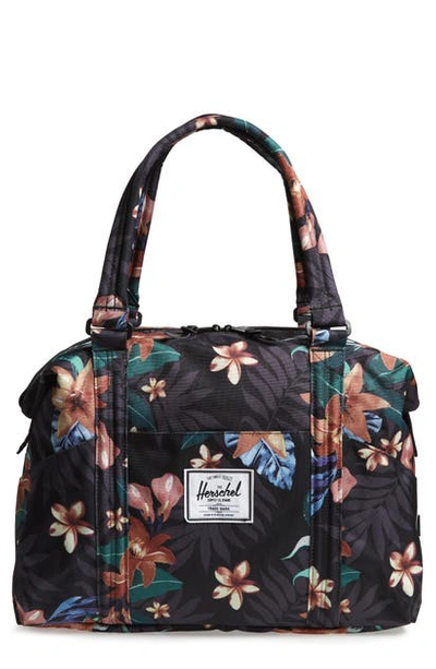 Shop Herschel Supply Co Strand Duffle Bag In Summer Floral Black
