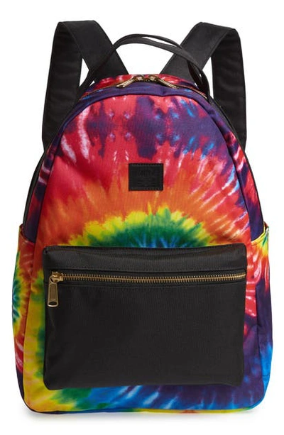 Shop Herschel Supply Co Nova Mid Volume Backpack In Rainbow Tie Dye