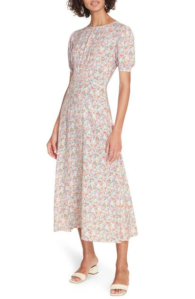 Shop Faithfull The Brand Beline Midi Dress In Vionette Floral Print