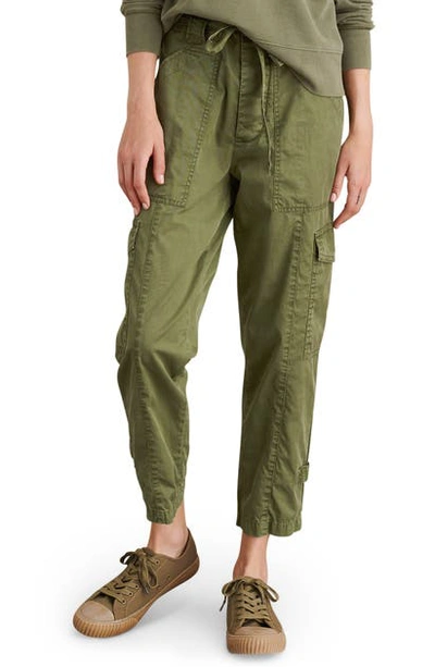 Shop Alex Mill Cargo Ankle Pants In Army Olive