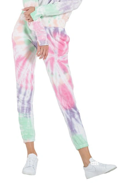 Shop N:philanthropy Night Joggers In Pink Panther Spiral Tie Dye