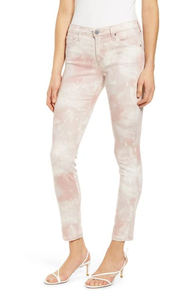 Shop Ag The Legging Ankle Skinny Jeans In Abstract Tiedye Rocky Mauve