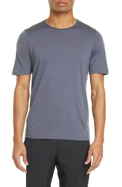 Shop Arc'teryx Frame Merino Wool Blend T-shirt In Slate