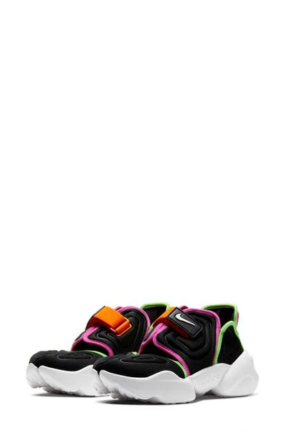 Shop Nike Aqua Rift Sneaker In Black/ White/ Fire Pink