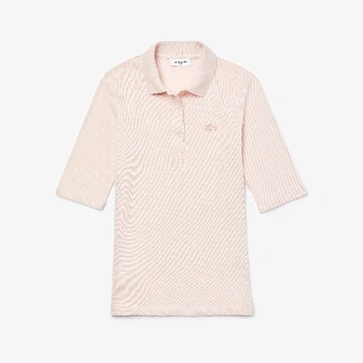 Shop Lacoste Women's Slim Fit Supple Cotton Polo - 32 In Pink
