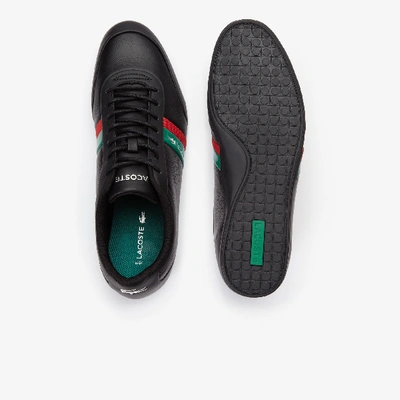 Shop Lacoste Men's Storda Sneaker In Black,green
