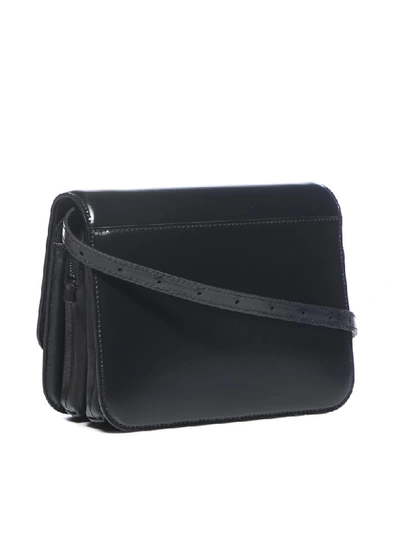 Shop Balenciaga B. Shoulder Bag In Black