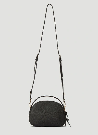 Shop Prada Odette Shoulder Bag In Black