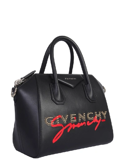 Shop Givenchy Antigona Small Tote Bag In Black