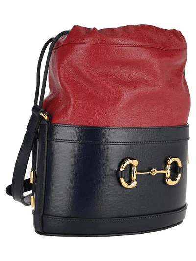 Shop Gucci 1955 Horsebit Bucket Bag In Multi