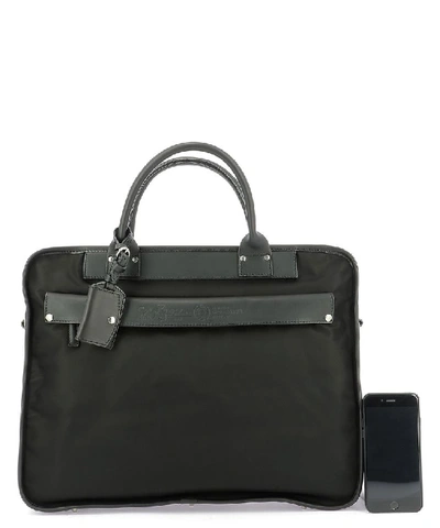 Shop Felisi Double Handle Zipped Briefcase In Black