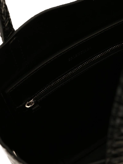 Shop Balenciaga Everyday Xxs Logo Tote Bag In Black