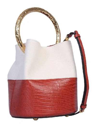 Shop Marni Pannier Bucket Bag In Multi